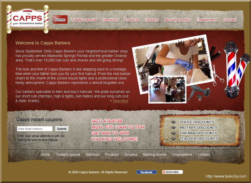Capps homepage
